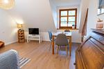 Wohnzimmer - Ferienwohnung 'Haferkammer' in Brodersby an der Schlei - Top-Hundeurlaub