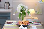 Küche / Küchenzeile - Ferienwohnung Sonnendeck - Top-Hundeurlaub