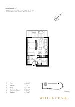 Grundriss - Luxusapartment 3.07 - Top-Hundeurlaub