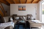 Wohnzimmer - Ferienhaus "Ebbe & Flut" Ostertill 12 - Top-Hundeurlaub