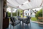 Terrasse - Ferienhaus "Fuchsbau" Rotersand 03 - Top-Hundeurlaub