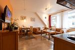 Wohnzimmer - Ferienwohnung "am Anker" Sieltrift 4-09 - Top-Hundeurlaub