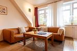 Wohnzimmer - Ferienwohnung "am Anker" Sieltrift 4-09 - Top-Hundeurlaub