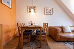 Wohnzimmer - Ferienwohnung "am Anker" Sieltrift 4-09 - Top-Hundeurlaub