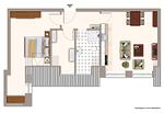 Grundriss - Ferienwohnung "am Anker" Sieltrift 4-09 - Top-Hundeurlaub