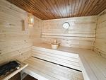 Neue Sauna mit Bullauge in den Garten - VITA Sonnholm - Top-Hundeurlaub