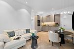 Wohnzimmer - Ocean's Retreat Westerland auf Sylt - Top-Hundeurlaub
