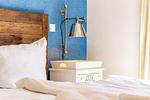 Schlafzimmer mit Doppelbett - Wohnung 03 - Top-Hundeurlaub