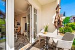 Terrasse mit Sitzecke - Wohnung 03 - Top-Hundeurlaub