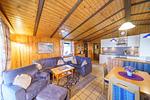 Wohnzimmer - Ferienhaus Süderdün - Top-Hundeurlaub