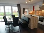 Küche / Küchenzeile - Riedhaus am Siel - Top-Hundeurlaub
