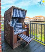 Balkon - Ferienwohnung Dünenkoje - Top-Hundeurlaub
