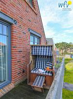 Balkon - Ferienwohnung Dünenkoje - Top-Hundeurlaub
