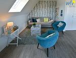 Wohnzimmer - Ferienwohnung Dünenkoje - Top-Hundeurlaub