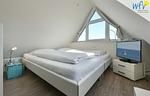 Schlafzimmer - Ferienwohnung Dünenkoje - Top-Hundeurlaub