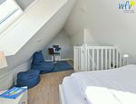 Schlafzimmer - Ferienwohnung Dünenkoje - Top-Hundeurlaub