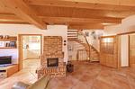 Ferienhaus Havelquelle Kamin im Wohnbereich - Havelquelle - Top-Hundeurlaub
