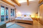 Ferienhaus Havelquelle Schlafzimmer mit privatem Balkon - Havelquelle - Top-Hundeurlaub