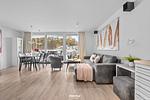 Wohnzimmer - Ferienwohnung "Dünengras 53° Nord" Priwall Travemünde - Top-Hundeurlaub