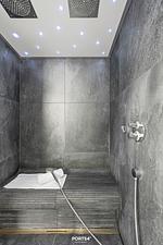 Badezimmer - Ferienwohnung "Dünengras 53° Nord" Priwall Travemünde - Top-Hundeurlaub