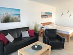 Schlafzimmer - Appartement 101 Seeseite - Top-Hundeurlaub