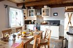 Küche / Küchenzeile - Ferienhaus "Bodeweg 1" - Top-Hundeurlaub