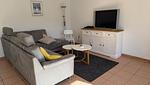 Wohnzimmer - Ferienhaus Pelikanstr. 44a - Top-Hundeurlaub