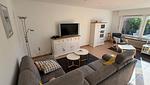 Wohnzimmer - Ferienhaus Pelikanstr. 44a - Top-Hundeurlaub