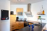 Küche / Küchenzeile - Ferienwohnung "MarinaNewPort" im NewPort - Top-Hundeurlaub