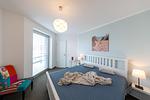 Schlafzimmer - Ferienwohnung "MarinaNewPort" im NewPort - Top-Hundeurlaub