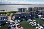 Vogelperspektive - Ferienwohnung "MarinaNewPort" im NewPort - Top-Hundeurlaub