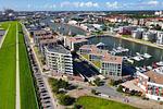 Vogelperspektive - Ferienwohnung "MarinaNewPort" im NewPort - Top-Hundeurlaub
