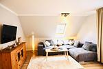 Wohnzimmer - Apartments Meerzeit A - Top-Hundeurlaub