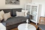 Ferienhaus Natürlich am Bodden Sofa - Exquisites Ferienhaus "Natürlich am Bodden" Ostsee Meer inkl Wlan, Parkplatz - Top-Hundeurlaub