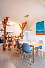 Küche / Küchenzeile - Ferienwohnung 'Roggenstuv' in Brodersby an der Schlei - Top-Hundeurlaub