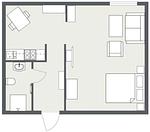 Grundriss - Alter Konsumverein, App N° 1 - Top-Hundeurlaub