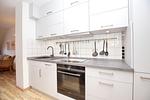 Küchenzeile mit Backofen und Spülmaschine - Wohnung 03-7 - Top-Hundeurlaub