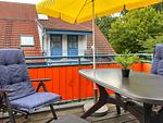 Balkon mit Gartenmöbeln - Wohnung 03-7 - Top-Hundeurlaub