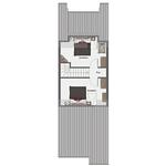 Grundriss Dachgeschoss - Wohnung 03-7 - Top-Hundeurlaub
