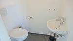 Toilette und Waschbecken - Dünenwarft West - Top-Hundeurlaub