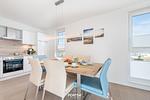 Küche / Küchenzeile - Ferienwohnung Küstenliebe Olpenitz - Top-Hundeurlaub