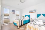 Schlafzimmer - Ferienwohnung Küstenliebe Olpenitz - Top-Hundeurlaub