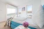 Schlafzimmer - Ferienwohnung Küstenliebe Olpenitz - Top-Hundeurlaub