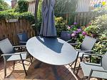 Terrasse - Ferienwohnung Inseltraum - Top-Hundeurlaub