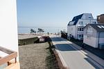 Terrasse mit Blick auf Straße und Meer - Berliner Hof App. 301 - Top-Hundeurlaub