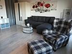 Wohnzimmer - Seetempel App.25 , Strandallee 99 Scharbeutz - Top-Hundeurlaub