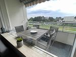 Moderne Terrasse mit Tisch und Stühlen - Ferienpark App. 595/5  - Sierksdorf - Top-Hundeurlaub