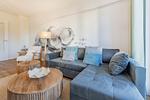 Wohnzimmer - Ferienwohnung Haffmuschel mit Terrasse, Sauna- & Freizeitbereich - Top-Hundeurlaub