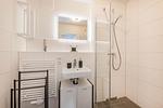 Gäste-WC - Ferienwohnung Haffmuschel mit Terrasse, Sauna- & Freizeitbereich - Top-Hundeurlaub