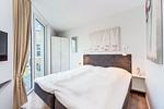 Schlafzimmer mit Doppelbett - Wohnung 07 - Top-Hundeurlaub